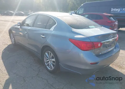 2014 Infiniti Q50 Premium from USA, damaged, VIN JN1BV7AR5EM701166